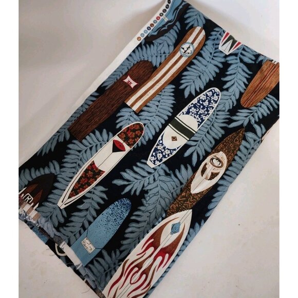 Hoffman California Fabrics Hawaiian Surfboards 2010 34x44 Inches Sewing Tropical - Picture 1 of 4